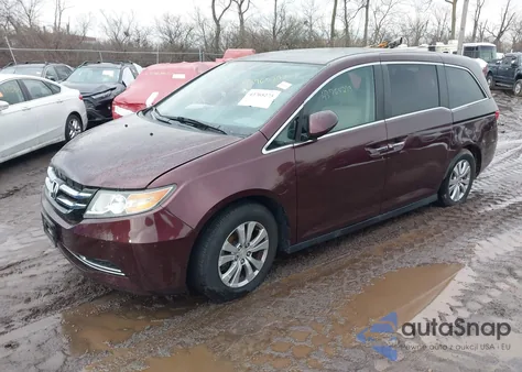 2015 Honda Odyssey Ex from USA, damaged, VIN 5FNRL5H46FB052696